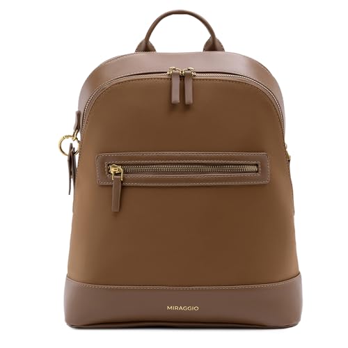 Image of Miraggio Sloane Solid Backpack For Women Fits Upto 13 Inches Laptop With Adjustable Strap | College Bag For Women | Women Backpack For Office Travel & Everyday Use