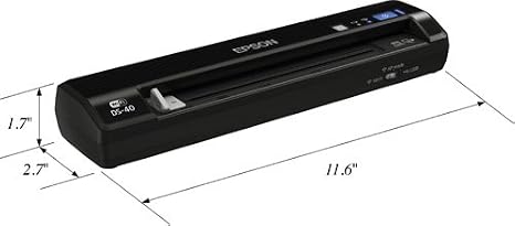 Epson WorkForce DS-40 - Sheetfed scanner - Legal - 600 dpi - up to 25 scans per day - USB 2.0, Wi-Fin