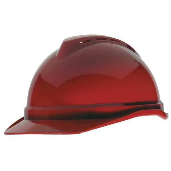 Hard Hat, Polyethylene, 4 Point Ratchet Suspension, Type 1, Class C, Red, Mfr: 10034022-A