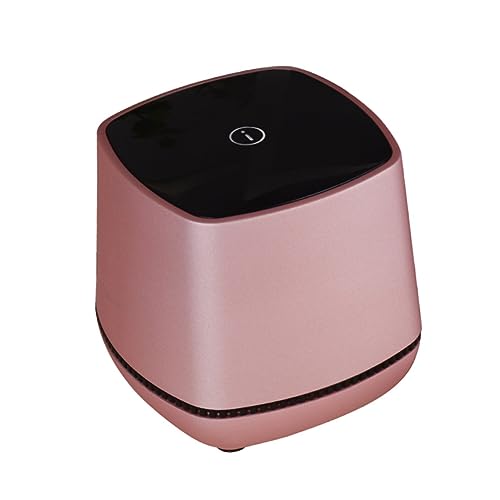 TEHAUX Portable USB Powered Computer Speakers Mini Desktop Bass Sound Speaker Wired Small Speaker for Use Stylish Rose Gold Design