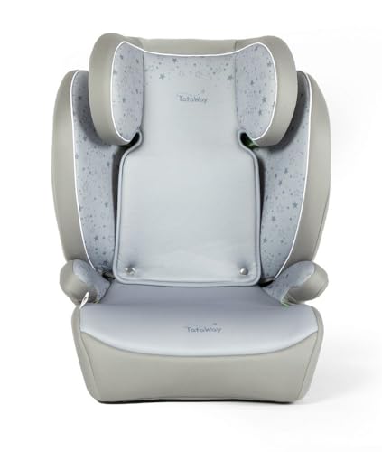 Tataway Con Grafiche Stelline I-Size, Seggiolino Auto Bambini 15-36 Kg (3,5-12 Anni), 100-150 Cm, Gruppo 2/3, Si Installa Con Cintura A 3 Punti, Grigio - 2