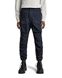 G-STAR RAW 3D Regular Tapered Cargo Pantalon, Bleu (Salute A790-C742), 32W x 34L Homme