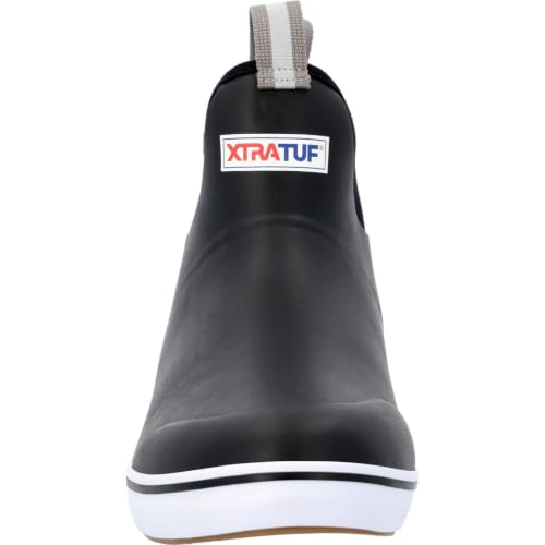 Image of XTRATUF 6 inch Men's Ankle Deck Boot - Lightweight, 100% Waterproof Rubber Footwear - Non-Marking, Slip-Resistant Outsole - Moisture-Wicking Liner