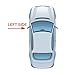 Heated Replacement Mirror Glass for Toyota Land Cruiser Prado 2002-2009 Heated, OEM Fit Side View Mirror Insert Lens 2-Piece Set
