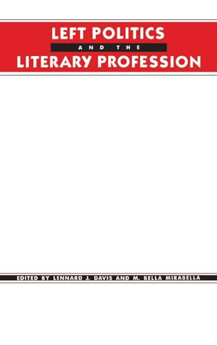 Left Politics and the Literary Profession