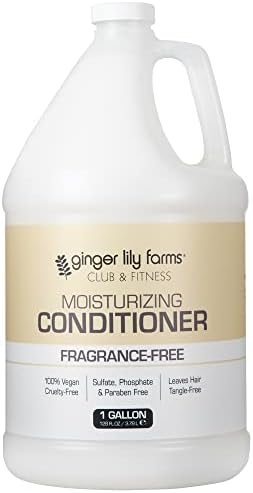 Ginger Lily Farms Club & Fitness Conditioner, 128oz, Fragrance Free