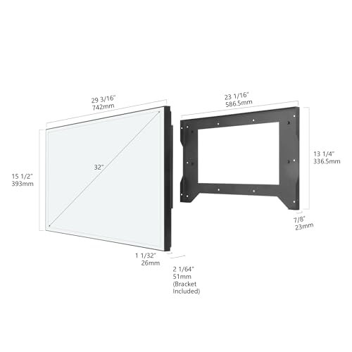 Image of 32 inch 4K UHD Smart Mirror TV - IP65 Waterproof for Bathroom /Hotel, ATSC Tuner, Built-in Voice Assistant, Wi-Fi, Integrated Speakers, 320A023, 2026 Model