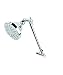 Adjustable Arm Showerhead by LDR, 8 inch Stainless Steel Adjustable Arm with 4 inch ABS Plastic Single Function Circular Rainfall Rain Shower Head, 2.0 GPM, Self-Clean Jets, Chrome Finish, Easy Adjust