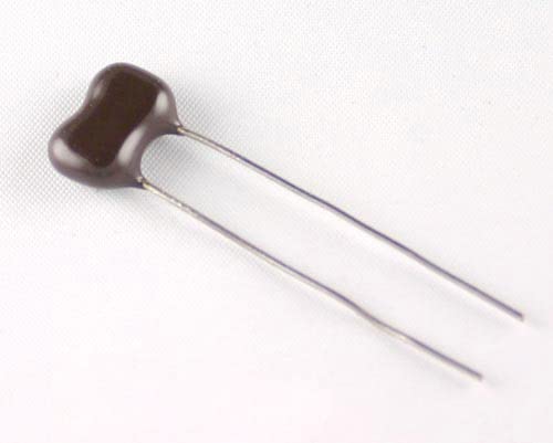 300pf 300Vdc Condensatore Mica/Argento