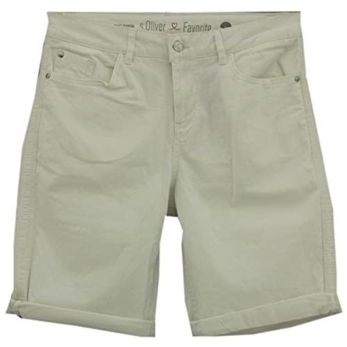 s.Oliver Damen 04.899.74.5085 Bermuda, per Pack Weiß (White 0100),...