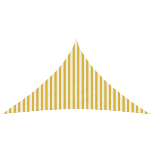 Voile d'ombrage de jardin triangulaire 4,5m protection UV coupe-vent