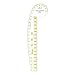 Dritz Design Ruler Trio with Styling Design, Curve & Hip Curve Rulers for Sewing