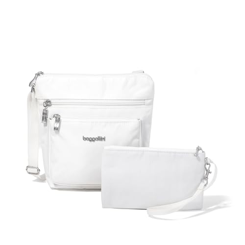 Image of Baggallini Pocket Crossbody Bags for Women 8x8 Small Lightweight Durable Water-resistant Travel Purse W /Rfid