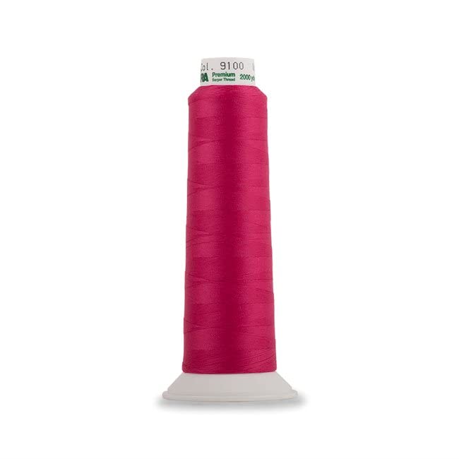Madeira Poly Fuschia 2000YD Serger Thread miniatura 2