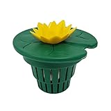 Healthy Ponds AquaLily Pond Water Cleaner Filled with Natural Beneficial Bacteria | Decorative Reloadable Dispenser Treats up to 1,000 Gallons