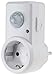 Produktbild ChiliTec Steckdose Zwischenstecker mit Bewegungsmelder 120° 9m Reichweite 1200W 230V Adapter Sensor Schaltzeit 10sek.-15min Empfindlichkeit einstellbar für Beleuchtung im Innenbereich Weiß