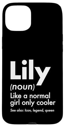 Lily Like A Normal Girl Only Cooler Queen ���O �X�}�z�P�[�X iPhone 15 Plus �p