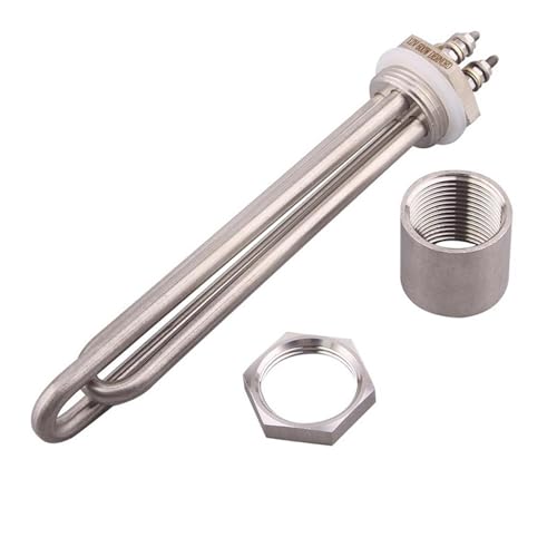 Calentador Eléctrico Tubular De Inmersión DN25, 24 V, 36 V, 48 V, 300 W, 600 W, 900 W, 1500 W, 304 SS, Elemento Calentador De Agua Solar De CC De 1 Pulgada.(D,900w)