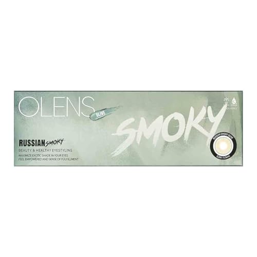 OLENS Daily Color Contact Lens - 1Day Coloured Contact Lens (Daily Disposable / 10 Pcs) - Russian Smoky Olive