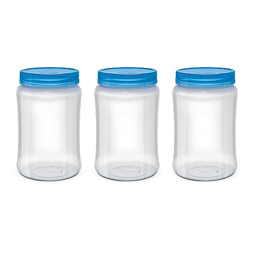 MILTON Crisp N Clear Round Pet Storage Jar Set of 3, 310 ml ...