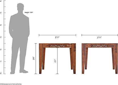 Image of Furniture Sheesham Wood Dining Table 4 Seater with Chair Set | Dining Table Sets | Dining Room Set | 4 Seater Dining Table Wooden | 4 Seater, Honey Finish