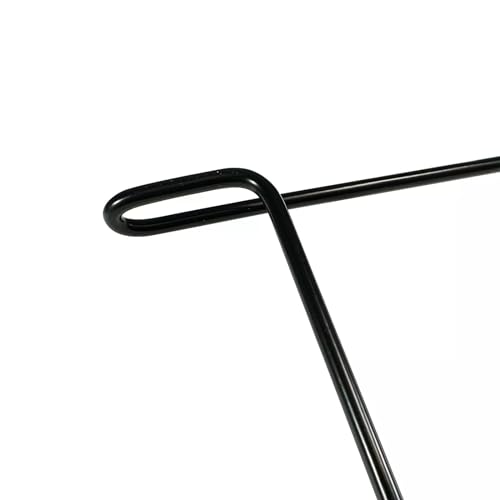 Image of Set of 2 Stainless Steel 24 inch x 21 inch Straight Mudflap Hold Down Mud Flap Anti-Sail Bracket