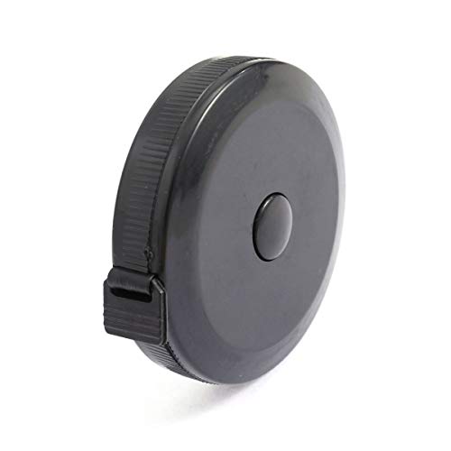 Image of Retractable Measuring Tape Soft Fabric Body Tape 60 inches / 150cm (All Black)