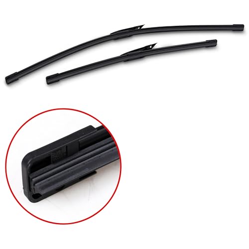 Image of BOSCH 3397014818 AeroTwin Wiper Blade Combo Pack - Set of 2 (26 inch & 17 inch) | Driver and Passenger Side Original Equipment Replacement Blades