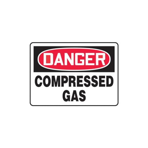 Panneau Accuform Danger Compressed Gas Aluma-Lite MCPG104XL