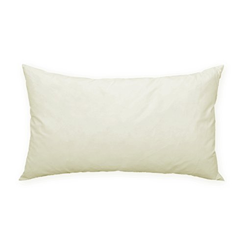 Relleno de cojín de plumas, # 242 (80 x 80), algodón, natur weiß, creme, 60 x 80 Cover