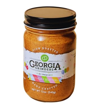 Image of Georgia Grinders Birthday Nut Butter Spread, Non-GMO, 12 Ounce (1 Pack)