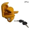 Premium Trailer Hitch Lock with Key Set Designed for 1 7/8, 2, and 2 5/16 Couplers to Prevent Theft (yellow) #4