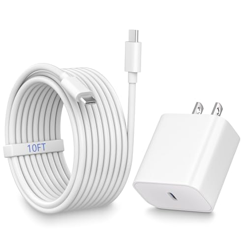 Image of Fast iPhone 17 Charger,20W Fast USB C Charging Block Wall Charger with Cord