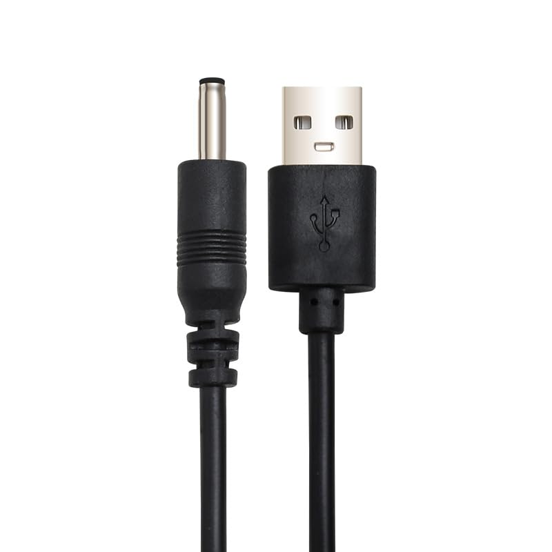 Image of Charger Cord Replacement for Flawless Pedi, Electronic Pedicure Tool - USB to DC 3.5 * 1.35mm Barrel Cable 6 ft