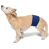 PlayaPup Male Dog Belly Band, Navy, Medium
