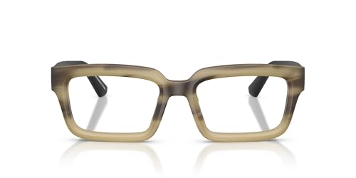 Image of Emporio Armani mens Ea3277u Universal Fit Rectangular Prescription Eyewear Frames