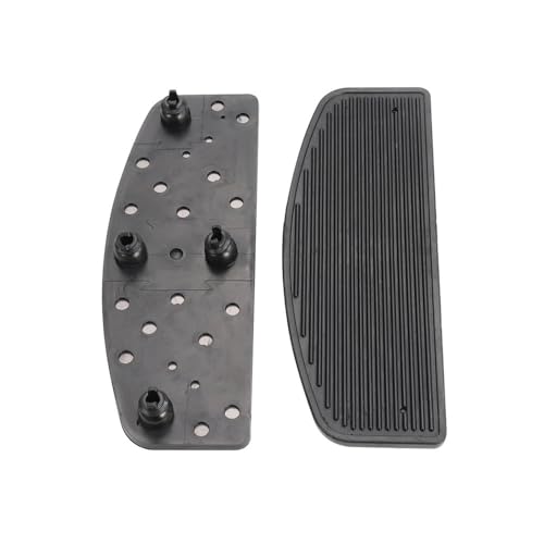 Repose-Pieds Moto Avant en Caoutchouc Noir pour Harley-Davidson (1 Paire)
