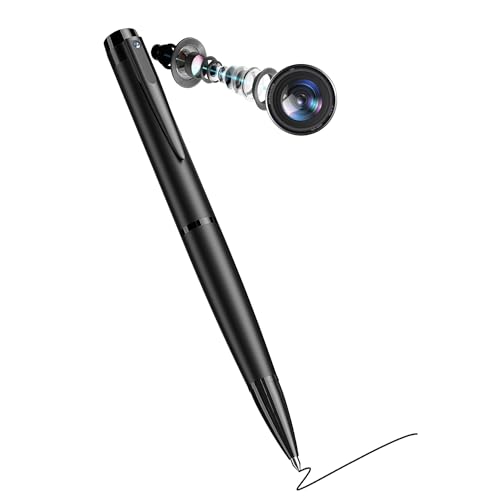 Wxndfr 1080P Mini Camera for Home with 64GB Card Pet Cam Pen Security Camera with Motion Detection Night Vision 2025 Updated