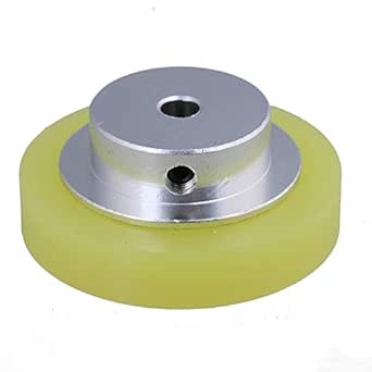 CNBTR 50x6mm Aluminum Silicone Industrial Encoder Wheel Meter Measuring ...