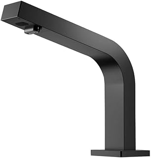 Commercial Touchless Sensor Faucet in Matte Black Deck Mounted