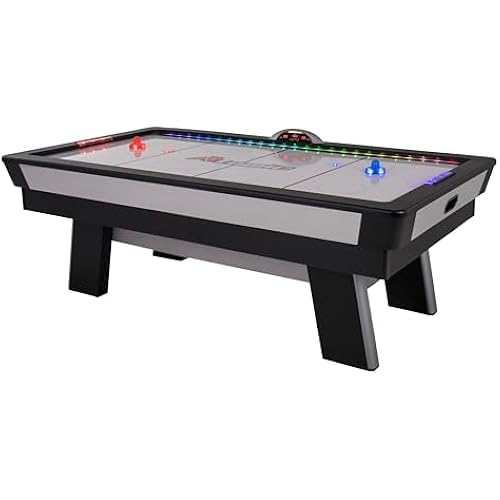 Atomic Top Shelf 7.5ft Air Hockey Table with LED Lighting