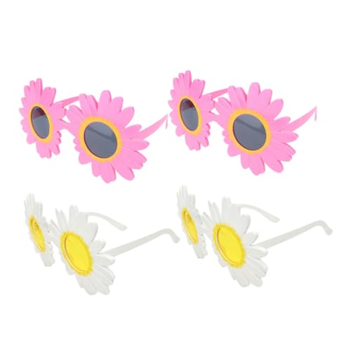 MAGICLULU 4 Gafas De Girasol Divertidas Para Fiesta Gafas De Margaritas Gafas Divertidas Para Fiesta