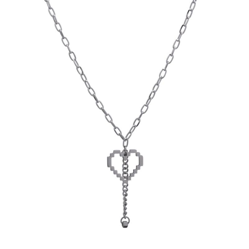Salty Alpha Cute In Love Neck Chain for Men & Boys | Stainless Steel | Long Necklace | Pendant | Locket | Fancy & Stylish | Birthday Gift | Aesthetic Jewellery | Accessories for Everyday Wear (B0D2RLQBCZ) Amazon Price History, Amazon Price Tracker