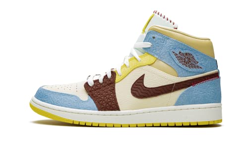 (Men's) Air Jordan 1 Mid SE Fearless EMEA 'Maison Chateau Rouge'