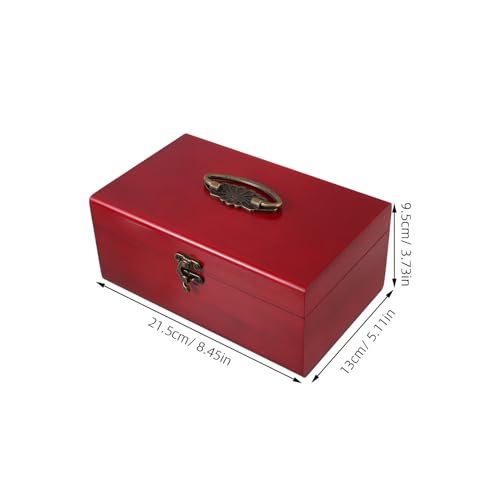 Boîte rangement couture bois compartiments avec couvercle hermétique - 3