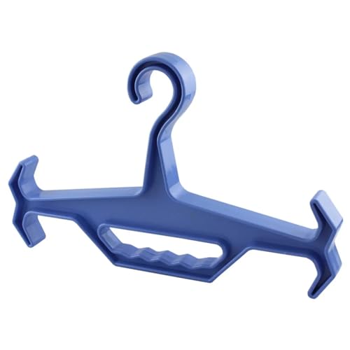 350g Heavy Duty Hanger Tactical Vest Hanger Diving Suits Paintball Airsoft Equipment Display Rack(Hanger Blue)