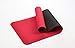 NAXIAOTIAO Yogamatte TPE geschmacklose Umwelt-Fitnessmatte verbreiterte Dicke Herren Rutschfeste Sport-Rutschfeste Fitnessdecke,Red
