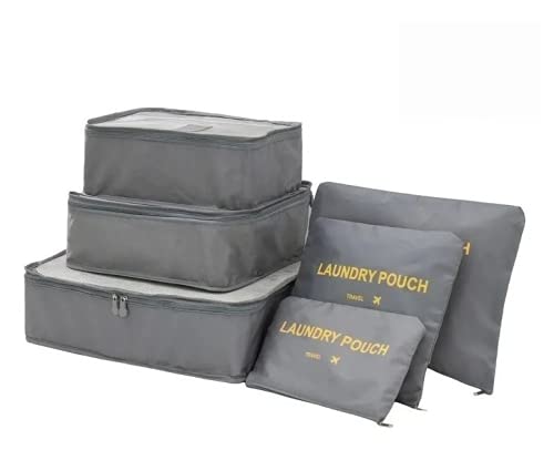 Kit 6 Peças Necessaire Organizadora