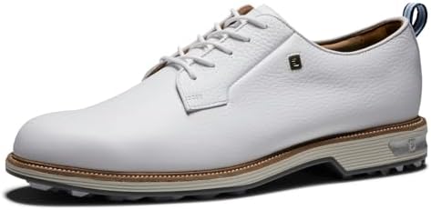 FOOT JOY PREMIERE 27.5 (MENS54345J） FootJoy Men's Premiere Series-Field Golf Shoe, White, 14 Wide