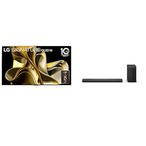 Image of LG 97 inch OLED M3 4K TV & QNED Matching 3.1.1-Channel Soundbar with Dolby Atmos, Rear Speaker Ready